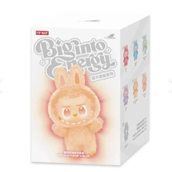 AUTHENTIC Pop Mart Labubu Big Into Energy Plush Pendant; CONFIRMED LUCK - Picture 2 of 7